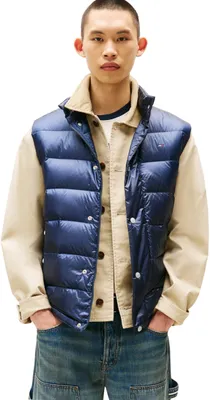 Produktbild von Tommy Jeans Herren Weste, Blau (Dark Night Navy), M