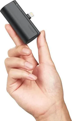 Image de VEGER Powerbank 5 000 mAh avec Lightning PD QC3.0 3A 20W PlugOn intégré (W0556P) noir