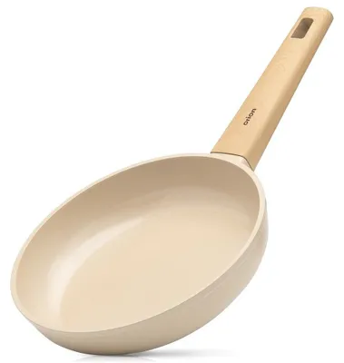 Obrázek produktu pro Vilde | Keramická pánev z hliníku, béžová, 20 cm, vhodná pro indukční vařiče - ECRINA