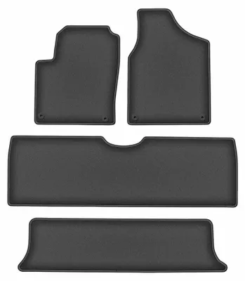 Immagine prodotto di Tappetini in moquette per Seat Alhambra I 1995-2010 (monovolume) – set 4 pezzi, grigio grafite, su misura – Wielganizator DURBAN – versione W0026