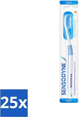 Zdjęcie produktu dla Szczoteczka do zębów Sensodyne - Miękka - Do wrażliwych zębów - 1 szczoteczka - Value pack - 25 szt