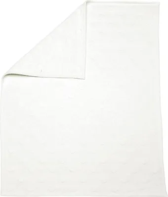 Produktbild von FUSSENEGGER Babydecke Riga Punkte weiß 629603 9007213201928