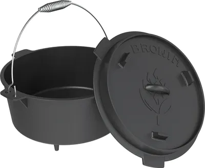 Produktbild von Browin Kessel Aus Gusseisen Hängend Mit Pfanne