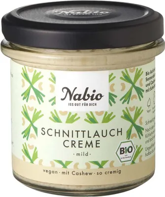 Produktbild von Nabio Cashew Creme Schnittlauch mild -- 135g