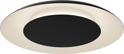 Produktbild von Deckenleuchte Piattino Schwarz 30W LED 3000K-4000k-6000K