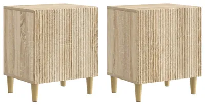 Obrázek produktu pro Noční skříňka 2 ks Dub sonoma 43 x 34,5 x 50 cm
