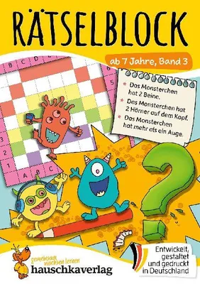 Produktbild von Rätselblock ab 7 Jahre, Band 3