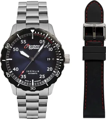Zdjęcie produktu dla Zestaw męski ZEPPELIN 7268M-3_SET granatowy sportowy dodatkowy pasek