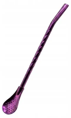 Immagine prodotto di Bombilla per yerba mate, 19 cm - Colore viola