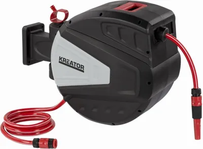 Produktbild von Automatischer Schlauchaufroller 30m 1/2 Zoll für Wandmontage mit Schwenkhalterung KRTGR6717