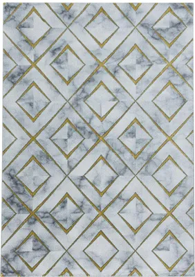 Produktbild von Kurzflor Teppich NAXOS Gold 140 x 200 cm