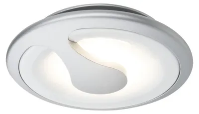 Productafbeelding van Paulmann Premium Inbouwspots Set Zij-LED 1x 6,5W 230V/350mA 121mm Mat chroom/Aluminium