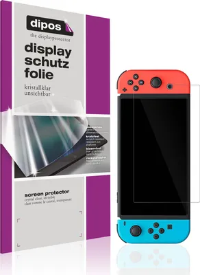 Produktbild von 2x Schutzfolie für Nintendo Switch OLED klar Displayschutzfolie Folie Display