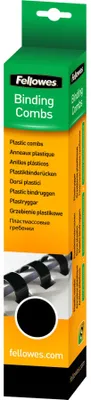 Immagine prodotto di Fellowes Plastikbindercken, DIN A4, 21 Ringe, 16 mm,schwarz
