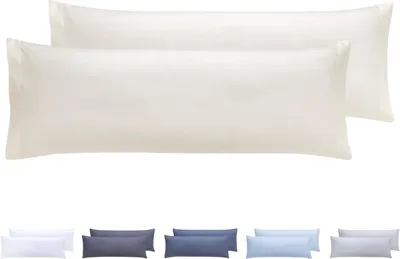 Immagine prodotto di Due federe - Extra morbide - Ipoallergeniche - 105 cm x 40 cm - Beige