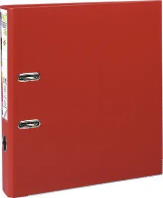 Image de Exacompta 10x Classeur à levier Prem'Touch PP Dos 50mm A4 maxi. Rouge 53145E