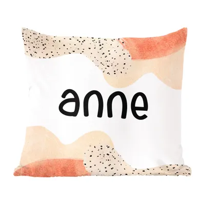 Produktbild von MuchoWow® Zierkissen Sofakissen Wohnzimmer Dekokissen 60x60 cm Anne - Pastell - Mädchen - Sitzfläche - Foto Polster