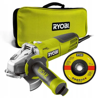 Zdjęcie produktu dla Szlifierka kątowa Ryobi 1010 W do cięcia i szlifowania