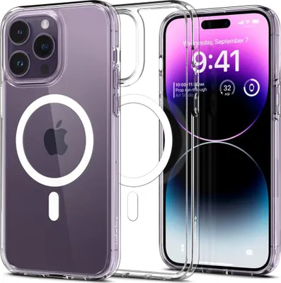 Produktbild von Spigen ULTRA HYBRID MAG MAGSAFE IPHONE 14 PRO WEISS Handyhülle