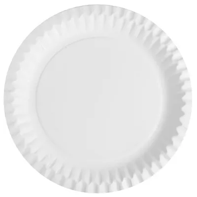 Produktbild von PAPSTAR Pappteller rund Durchmesser: 230 mm weiß