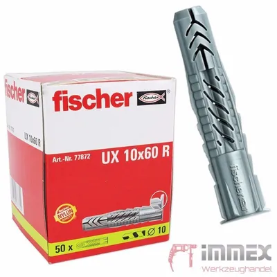 Productafbeelding van ART 88520 FISCHER - Universele plug, kunststof, UX 10, prijs per verpakking