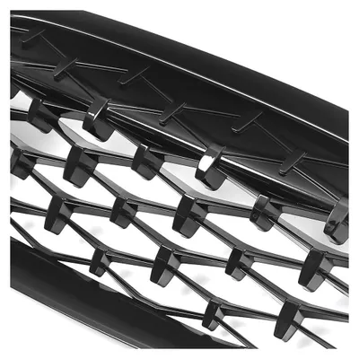 Imagen del producto de Rejilla delantera para BMW Serie 5 G30/G38 525i 530i 540i, modelo 2020 en adelante, diseño "Diamond", color  brillante