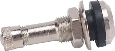 Image de TR416 Tige de valve de pneu 1,5 pouce chromée Pince pour trous de 0,453 pouce 0,625 pouce Universel