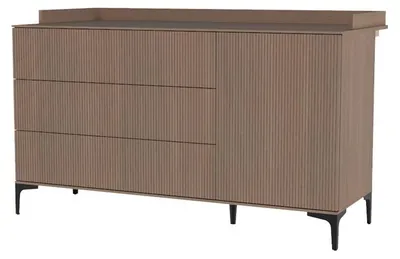 Produktbild von Kidsmill Wickelaufsatzplatte XL - Levi - Walnuß