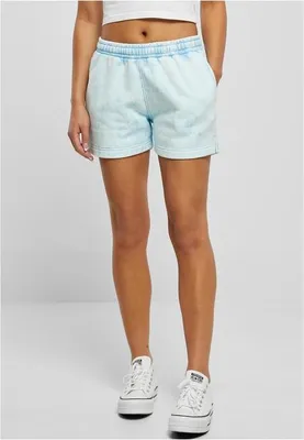 Produktbild von Damen Shorts Urban Classics, aus Baumwoll-Frottee, in der Farbe balticblue - Größe XS