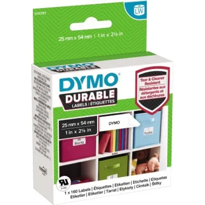 Image de Dymo Etiquettes expédition 1x160 25 x 54 mm blanc plastique
