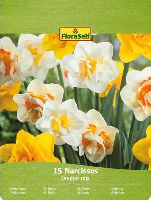 Obrázek produktu pro Narcisy plnokvěté FloraSelf mix 10/12 15 ks