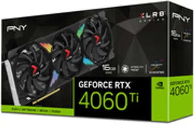 Image de PNY VCG4060T16TFXXPB1 - GeForce RTX 4060 Ti - 16 Go - GDDR6 - 128 Bit - 7680 x 4320 Pixel - PCI Express x16 4.0