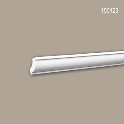 Produktbild von PROFHOME 150123 Eckleiste aus Polyurethan Deckenleiste Stuckleiste 2 m