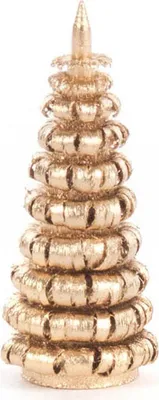 Immagine prodotto di Albero ad anelli senza tronco, placcato oro Altezza circa 4 cm NUOVO