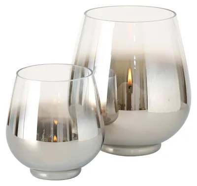 Produktbild von Windlicht Grazia Glas lackiert H.20 cm Ø.18 cm Stückpreis