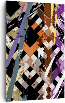 Produktbild von Bild auf Leinwand - Leinwandbild - Einteilig - Abstraktion modern - 80x120cm - Wand Bild - Wanddeko - Wandbilder - Leinwanddruck - Wanddekoration - Leinwand bilder - Wandbild - PA80x120-3696