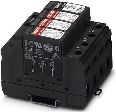 Produktbild von Phoenix Contact 2859178 Spannungsschutz 240 V Schwarz (2859178)