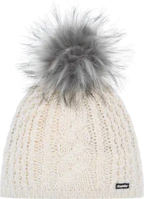 Produktbild von Eisbär Afra Lux Mütze für Damen mit Bommel, Farbe:Weiß