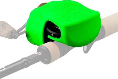 Obrázek produktu pro 13 Rybářská čepice s lebkou chránič navijáku pro navijáky s přívlačovým mechanismem Lime
