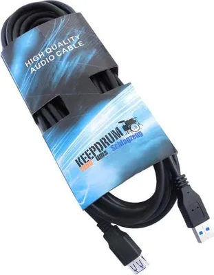 Produktbild von keepdrum USB 3.0 3m Verlängerungskabel USB A-zu-A