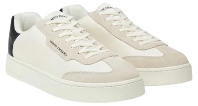 Produktbild von Armani Exchange - Sneaker für Herren, Leder NA186 (45,5 EU) (Ecru/Schwarz)