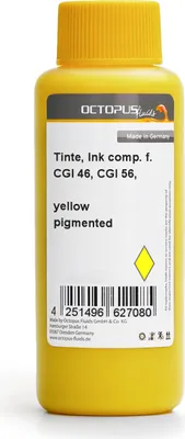 Produktbild von Nachfülltinte für Canon GI 46, GI 56 Tintentank, Maxify GX7055, GX6040, GX5050 yellow pigmentiert 1 L