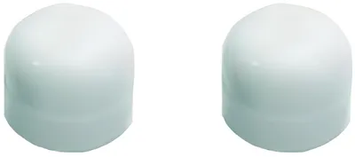 Produktbild von 2er-Pack selbstklebende Türstopper aus Gummi, Türstopper aus Gummi, selbstklebende Gummibodenmatte, Türöffner (weiß)
