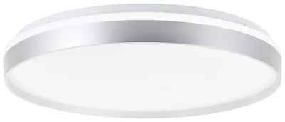 Produktbild von Brilliant G80761/58 Britt Deckenleuchte 48cm Metall/Kunststoff silber/weiß LED integriert