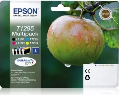 Produktbild von Epson T1295 Multipack - 4er-Pack - 32.2 ml - Schwarz, Gelb, Cyan, Magenta