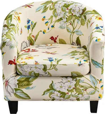 Obrázek produktu pro 2 kusy Stretch Couch Cover Printed Club Chair Cover Geometrický vzor Tub Chair Cover, Spring