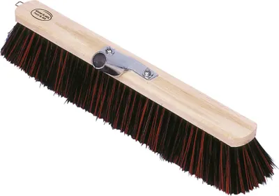 Produktbild von Kerbl Großraumbesen 50 cm, Arenga/Elaston m. Stielh. 24mm