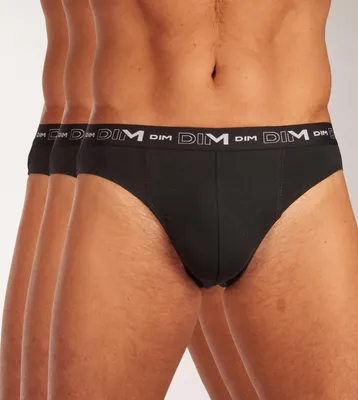 Produktbild von DIM 3er-Pack Herren-Stretch-Slips aus Baumwolle