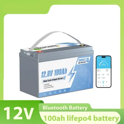 Obrázek produktu pro 12V 100Ah LiFePO4 lithiová baterie - Lithium-iontová baterie - Baterie pro lodě - Baterie pro elektromotory lodí - Baterie pro solární systémy
