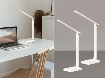 Produktbild von 2er SET Akku LED Schreibtischlampen kabellos - Bürolampen & Arbeitsplatzleuchten